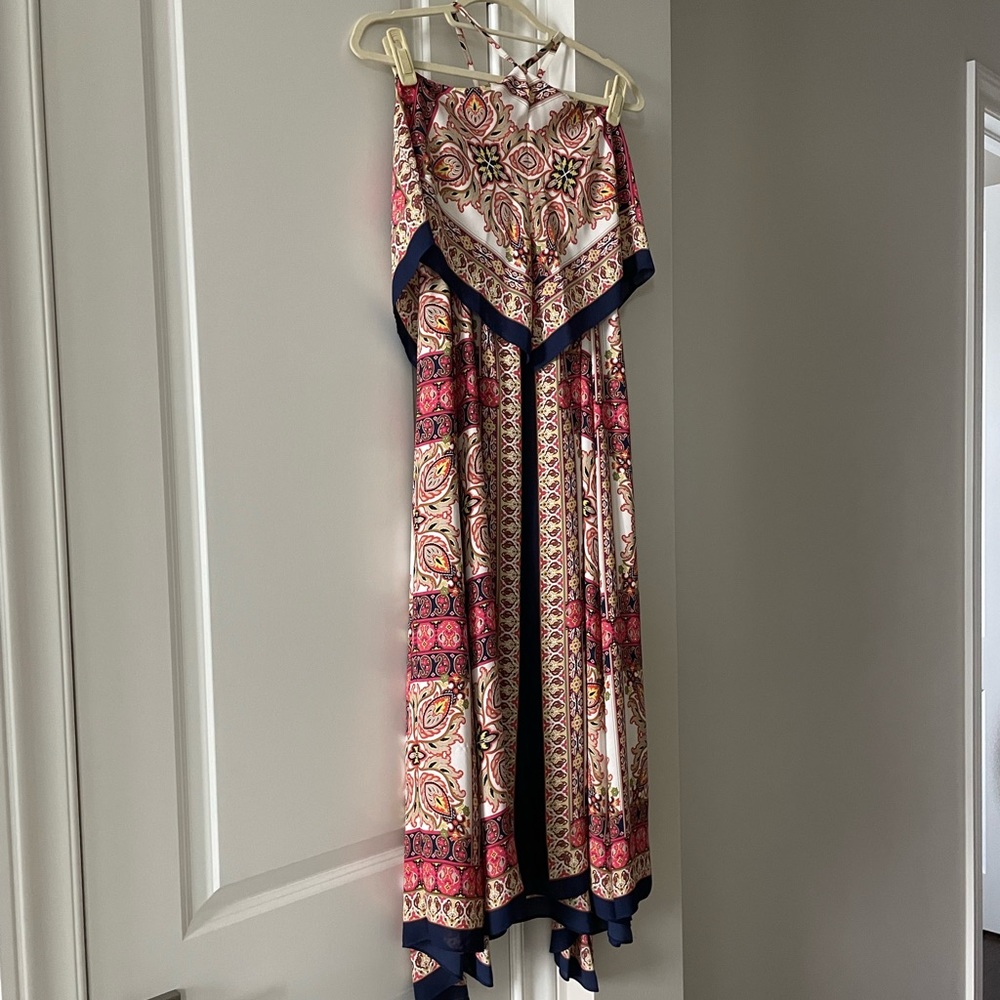 Laundry by Shelli Segal Patterned Midi Dress, Size 4